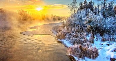 Rideau River Winter Sunrise DSCN18482-4