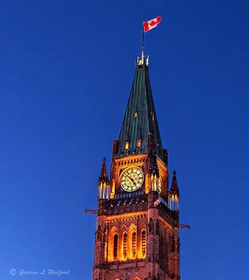 Peace Tower At Twilight P1290008-10