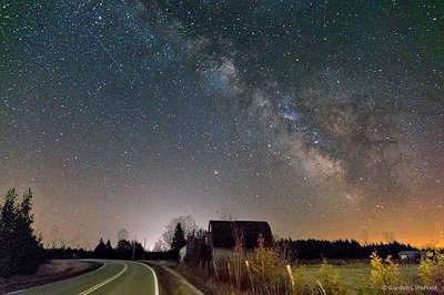 Milky Way Over A Barn P1300426