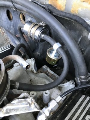 fuel filter and feed to the tbi