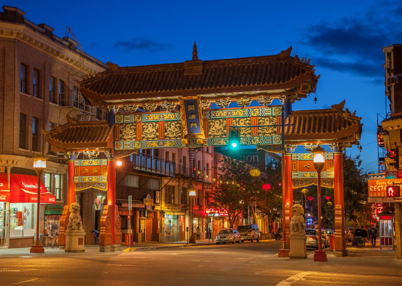 Victoria's Chinatown Entrance