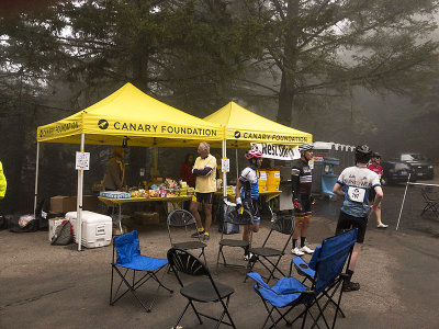 The Canary Foundation Bike Ride Rest Stop