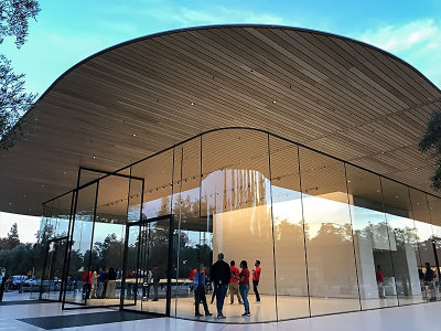 The new Apple Park Visitor Center