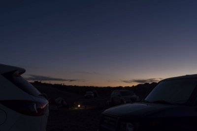 Venus setting