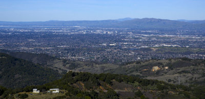 A clear day over the Santa Clara Valley