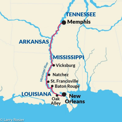 Rollin' On The River - Memphis To New Orleans