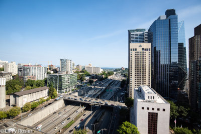 Downtown Seattle From Crowne-Plaza Hotel