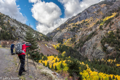From Hwy 550 South of Ouray, CO