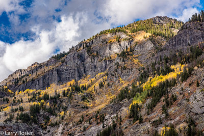 From Hwy 550 South of Ouray, CO