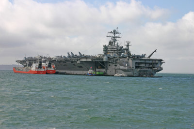 USS HARRY S TRUMAN CVN75 STOKES BAY UK   APRIL 2005