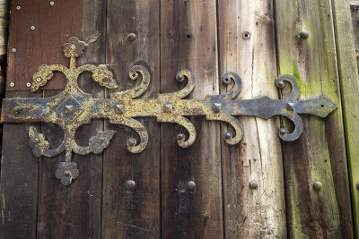 hinge on the gate of the Auerbacher Schloss