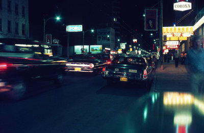 Edmonton at night - 1976