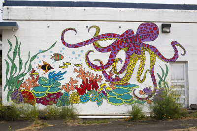 octopus mural