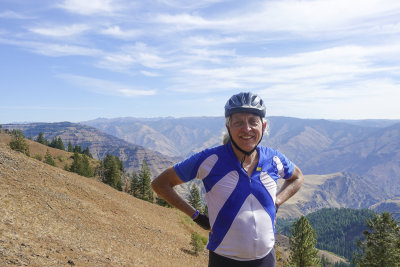 Matt at the Hells Canyon overview summit
