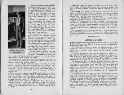 Story regarding W. T. Witt - Sheriff Greenlee County Arizona - published 1925