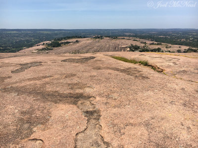 View from Enchanted Rock summit: Enchanted Rock State Natural Area, TX