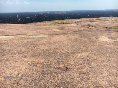 View from Enchanted Rock summit: Enchanted Rock State Natural Area, TX
