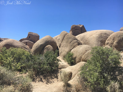Lumpy rock formations