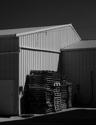 pallets at winery