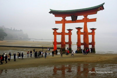 Torii d'Itsukushima, le de Miyajima, Japon - IMGP3600.JPG