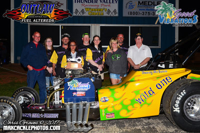 2017 - Outlaw Fuel Altereds - Thunder Valley Raceway Park - Noble, OK