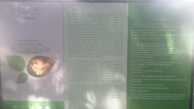 Expo Caminhos da AgroEcologia - Jardins do Museu da Repblica