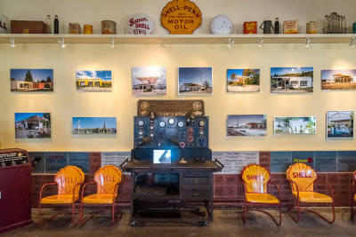 1930's Shell Gas Station interior