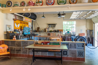 1930's Shell Gas Station interior