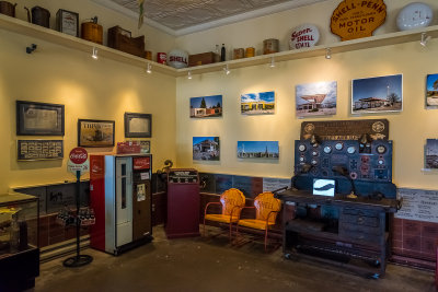 1930's Shell Gas Station interior