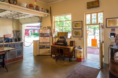 1930's Shell Gas Station interior