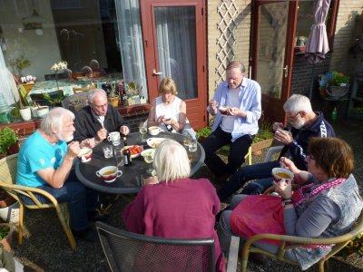 Diner in de tuin