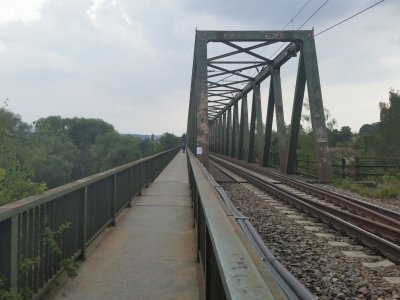 Spoorbrug over de Donau bij Regensburg