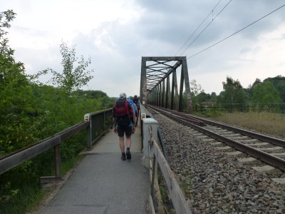 Spoorbrug over de Donau bij Regensburg
