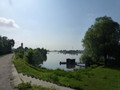 Langs de Donau bij Regensburg