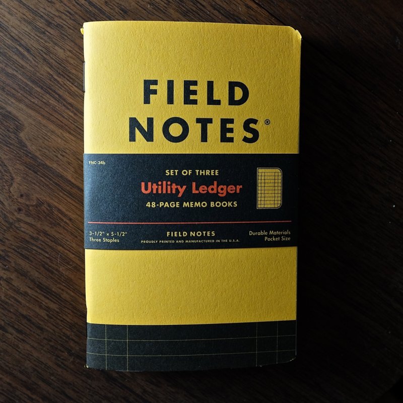 Field Notes Utility Ledger - 1