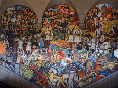  Murals of Diego Rivera in the National Palace 27 Sep 16