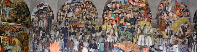 Murals of Diego Rivera in the National Palace 27 Sept,16