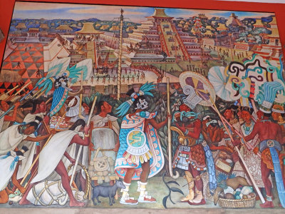 Murals of Diego Rivera in the National Palace 27 Sep 16