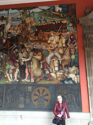 Murals of Diego Rivera in the National Palace 27 Sep 16