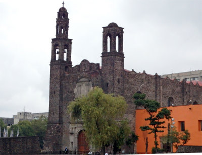 Church at Ruins of Templo Mayor - Tenochtitlan 27 Sep 16