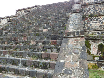 Pyramid's ancient steps