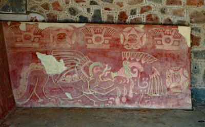Wall mural in its original state