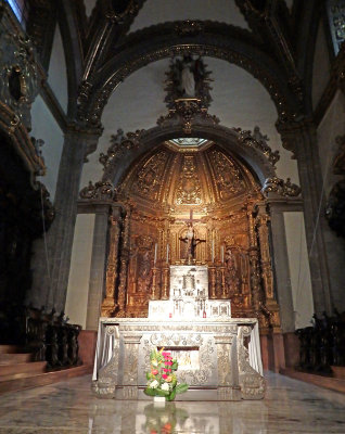  Alter in the original Basilica Guadalupe 28 Sep 16