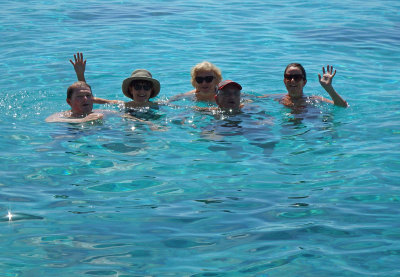 8 The guys swimming at the  Bay of Pigs 4 Oct 16