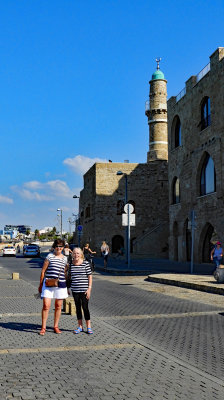 Claire and I in Jaffa 22 Oct, 17