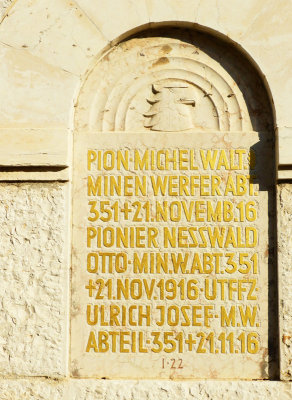 German WW1 soldiers' grave 24 Oct, 17