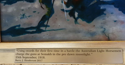 Information plaque - Australian Light Horsemen