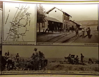 Information sign - Samakh battle and Samakh Station  26 Oct, 17