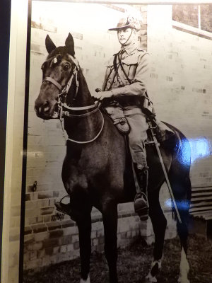 An old photo of one of the  Australian Light Horsemen