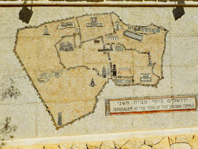 A map of Jerusalem during Herod's reign